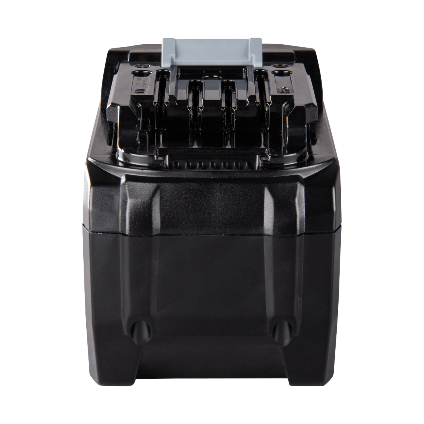 Makita BL4050F XGT 40V Max 5.0Ah lithium-ion battery with charge indicator and digital tool communication.