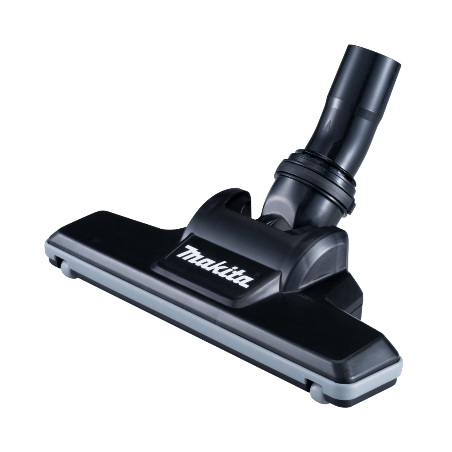 Black Makita vacuum cleaner head on a white background