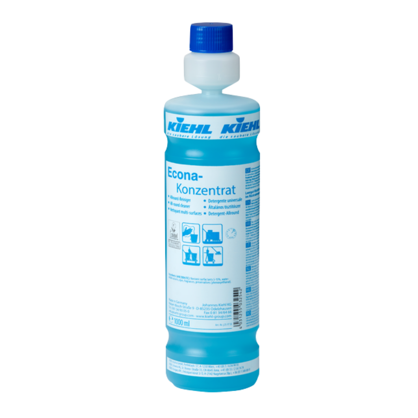 Kiehl's Econa-Konzentrat bottle on a white background