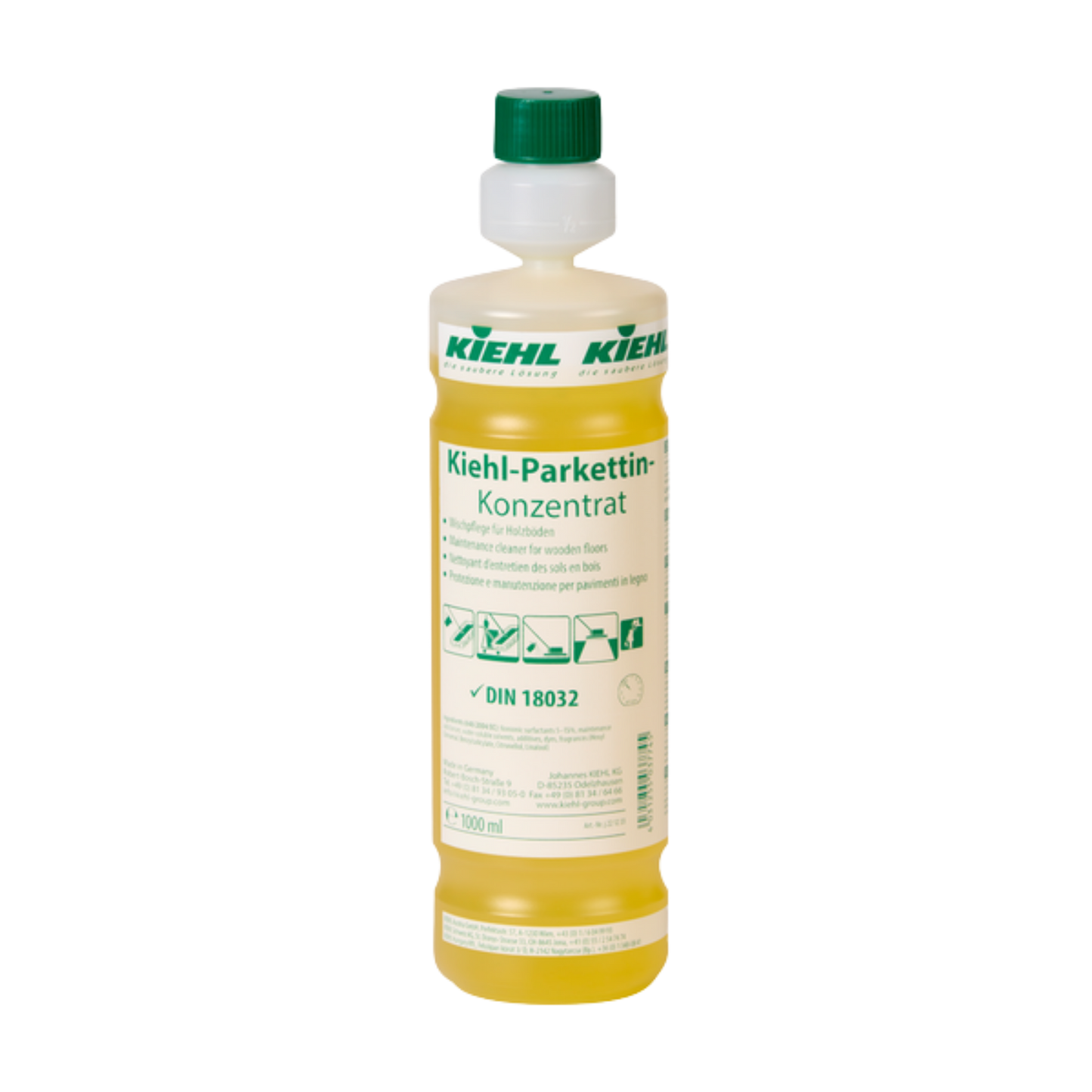 Bottle of Kiehl's Parquet Concentrate on a white background
