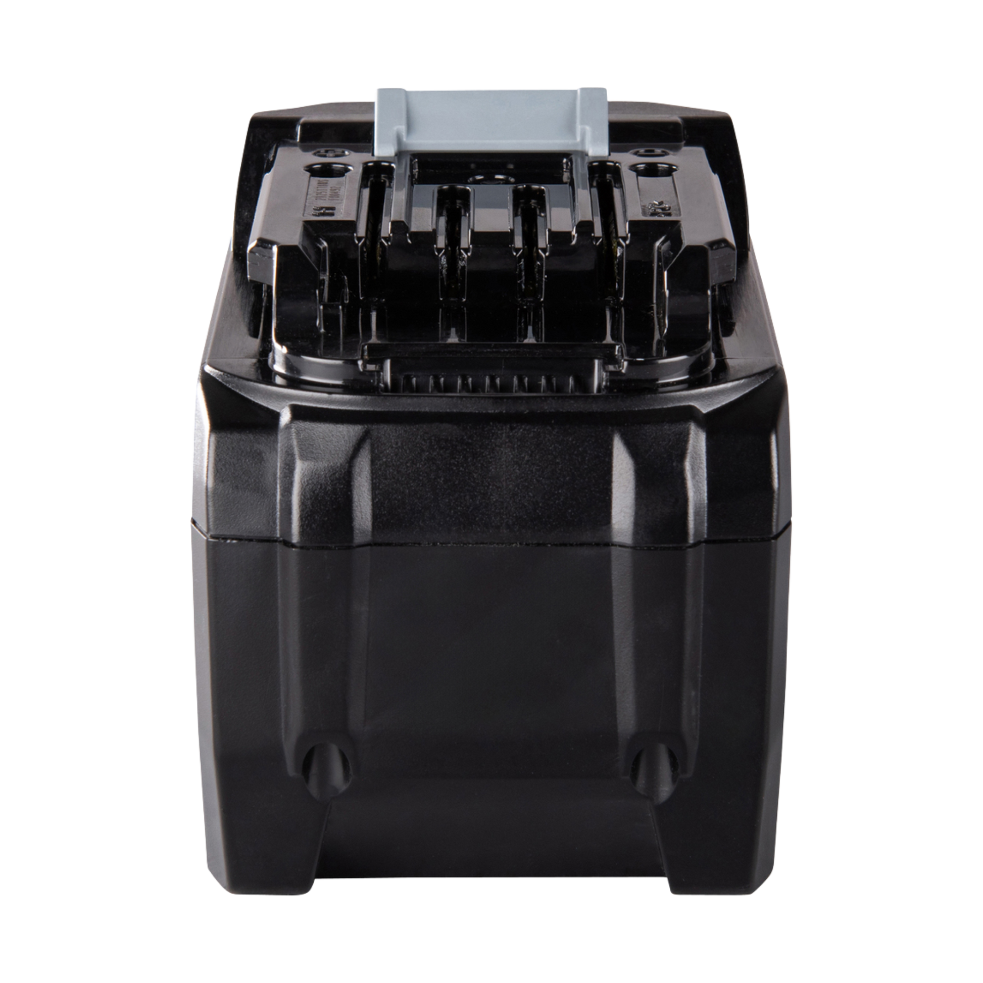 Makita BL4050F XGT 40V Max 5.0Ah lithium-ion battery with charge indicator and digital tool communication.