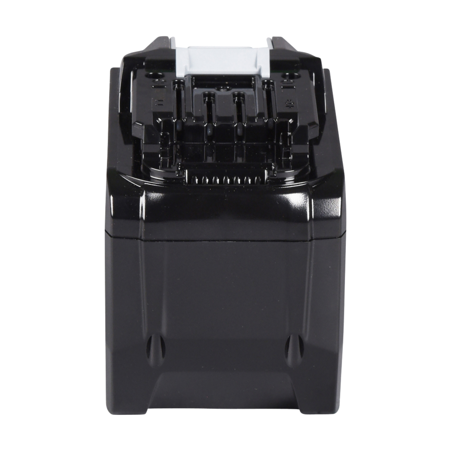 Makita BL4080F XGT 40V Max 8.0Ah lithium-ion battery with charge indicator and maximum runtime performance.