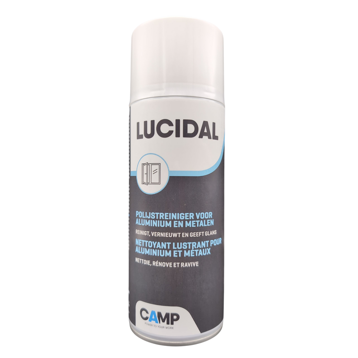 Spray brillance aluminium et métal CAMP Lucidal - Aérosol 400 ml