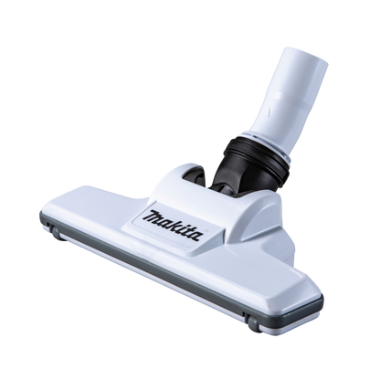 White vacuum cleaner attachment with Makita branding on a white background