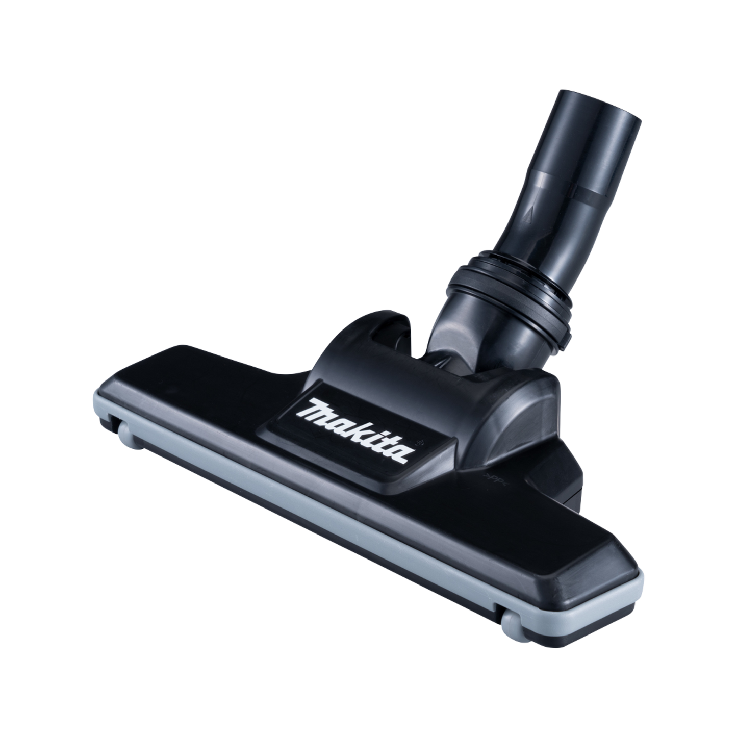 Black Makita vacuum cleaner head on a white background