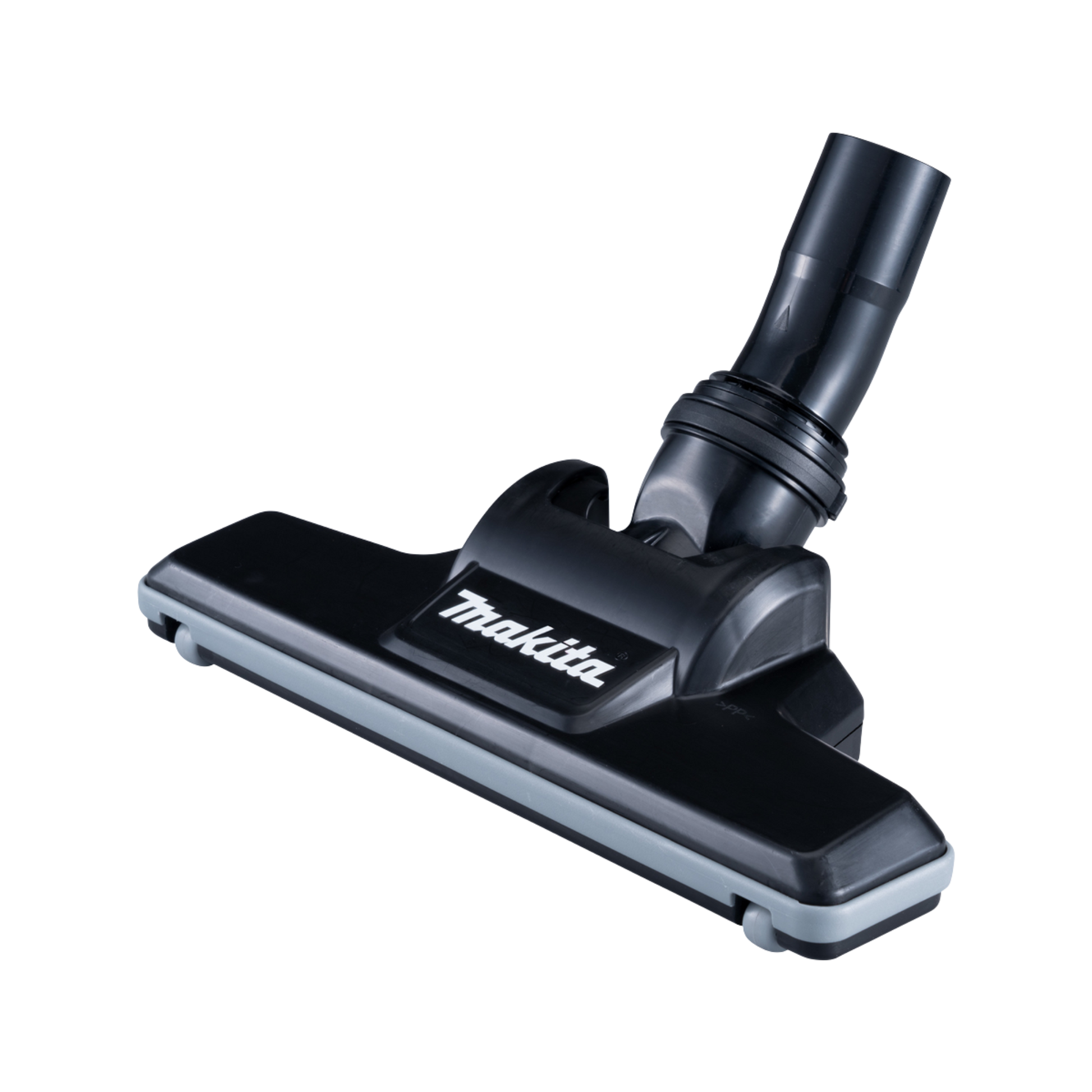 Black Makita vacuum cleaner head on a white background