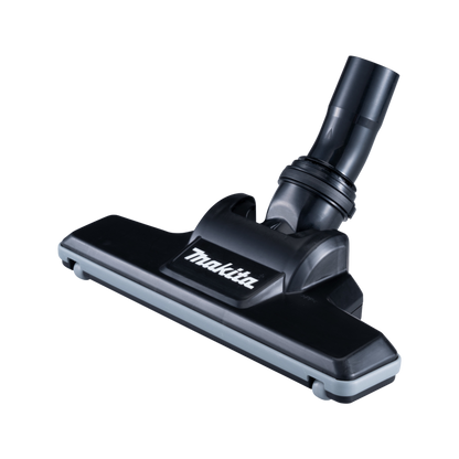 Black Makita vacuum cleaner head on a white background