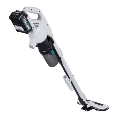 Makita CL004GZ cordless stick vacuum cleaner with rotating brush, cyclonic filtration and brushless motor.