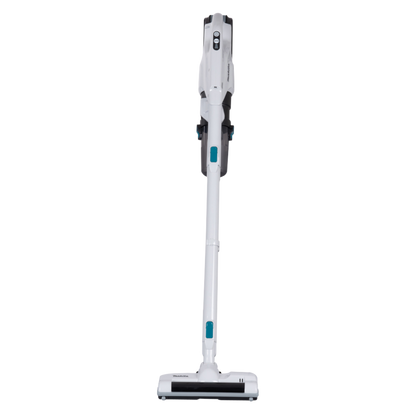 Makita CL004GZ cordless stick vacuum cleaner with rotating brush, cyclonic filtration and brushless motor.