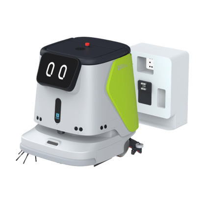 PUDU CC1 charging station for autonomous robot charging and battery management.