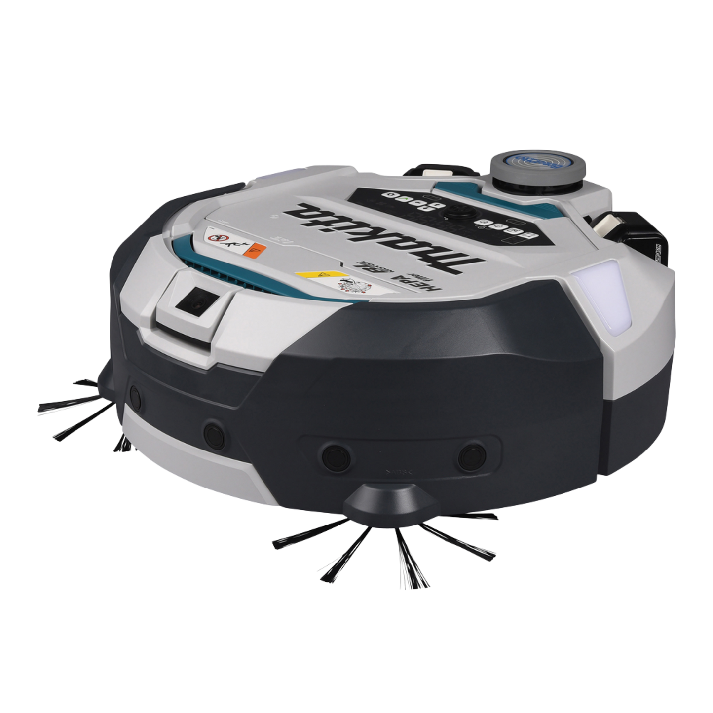 Makita DRC300Z commercial robotic vacuum cleaner with LiDAR navigation, HEPA filtration and autonomous cleaning.