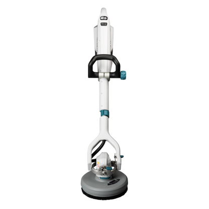 Floor cleaning machine on a white background