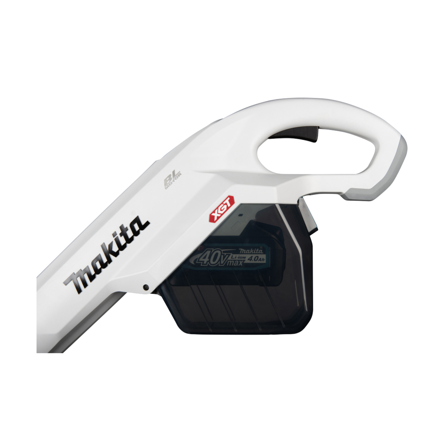 Makita floor scrubber handle on a white background