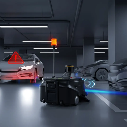 MT1 Max AI robotic sweeper with 3D LiDAR navigation for autonomous cleaning of large commercial and industrial facilities.