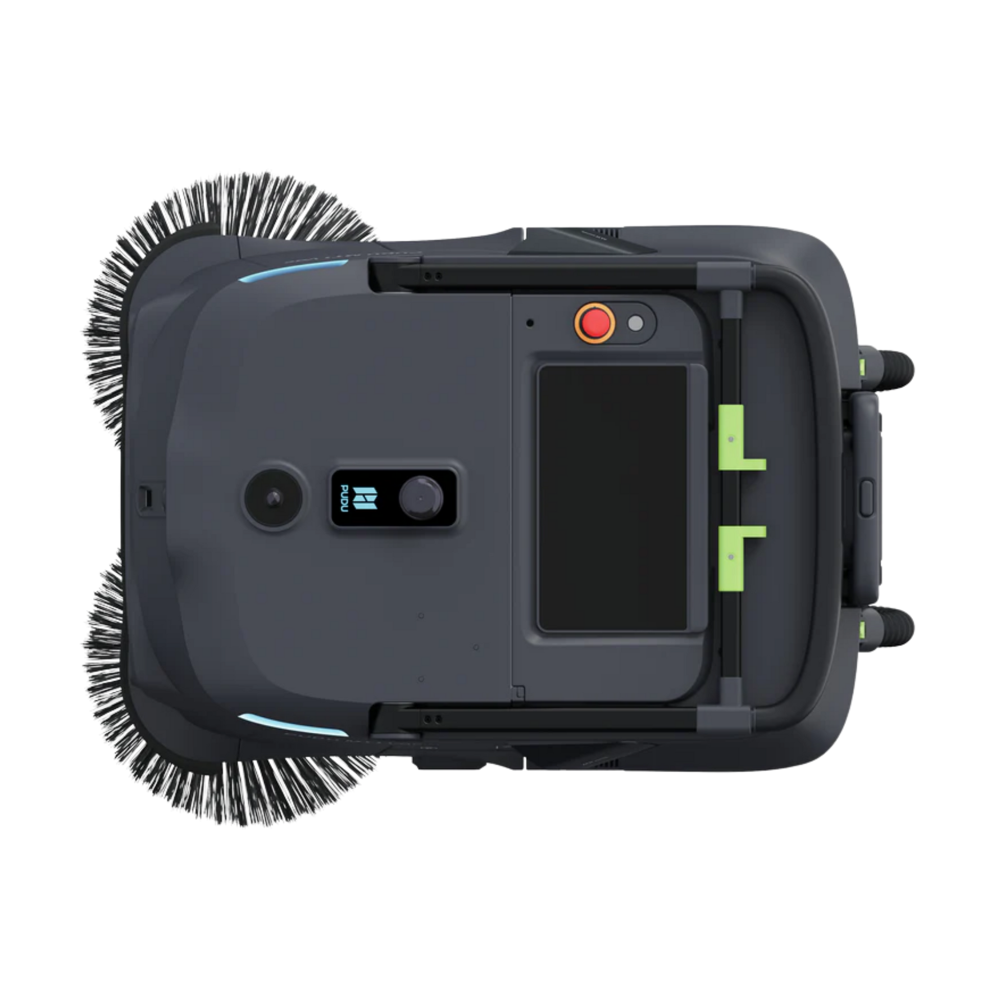 PUDU MT1 Vac AI robotic vacuum sweeper with HEPA filtration and autonomous navigation for commercial and industrial cleaning.