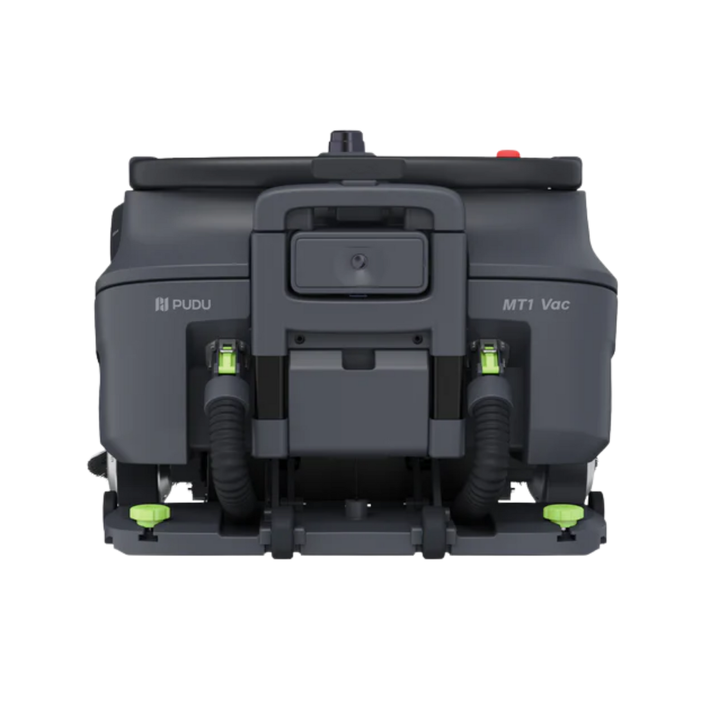 PUDU MT1 Vac AI robotic vacuum sweeper with HEPA filtration and autonomous navigation for commercial and industrial cleaning.