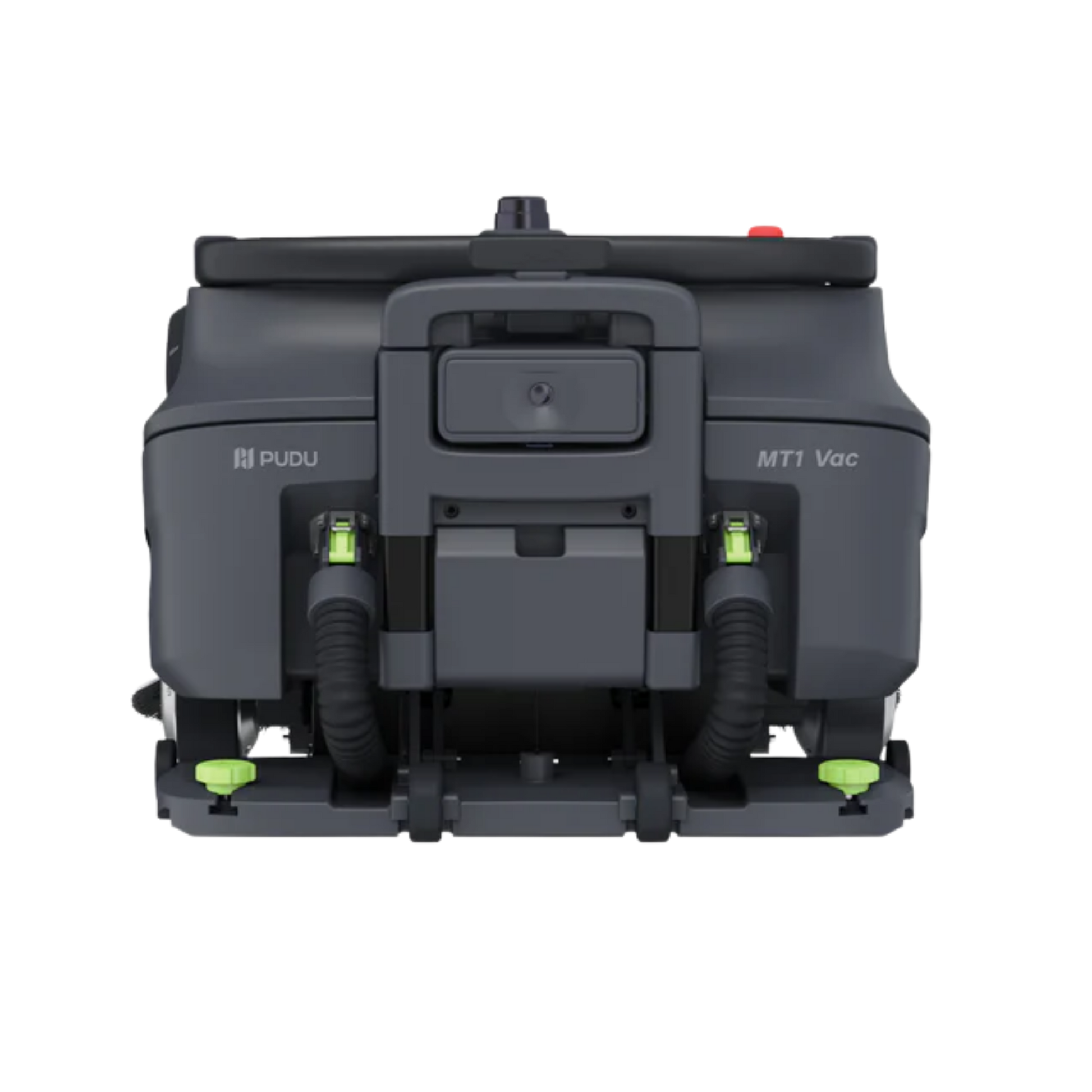 PUDU MT1 Vac AI robotic vacuum sweeper with HEPA filtration and autonomous navigation for commercial and industrial cleaning.