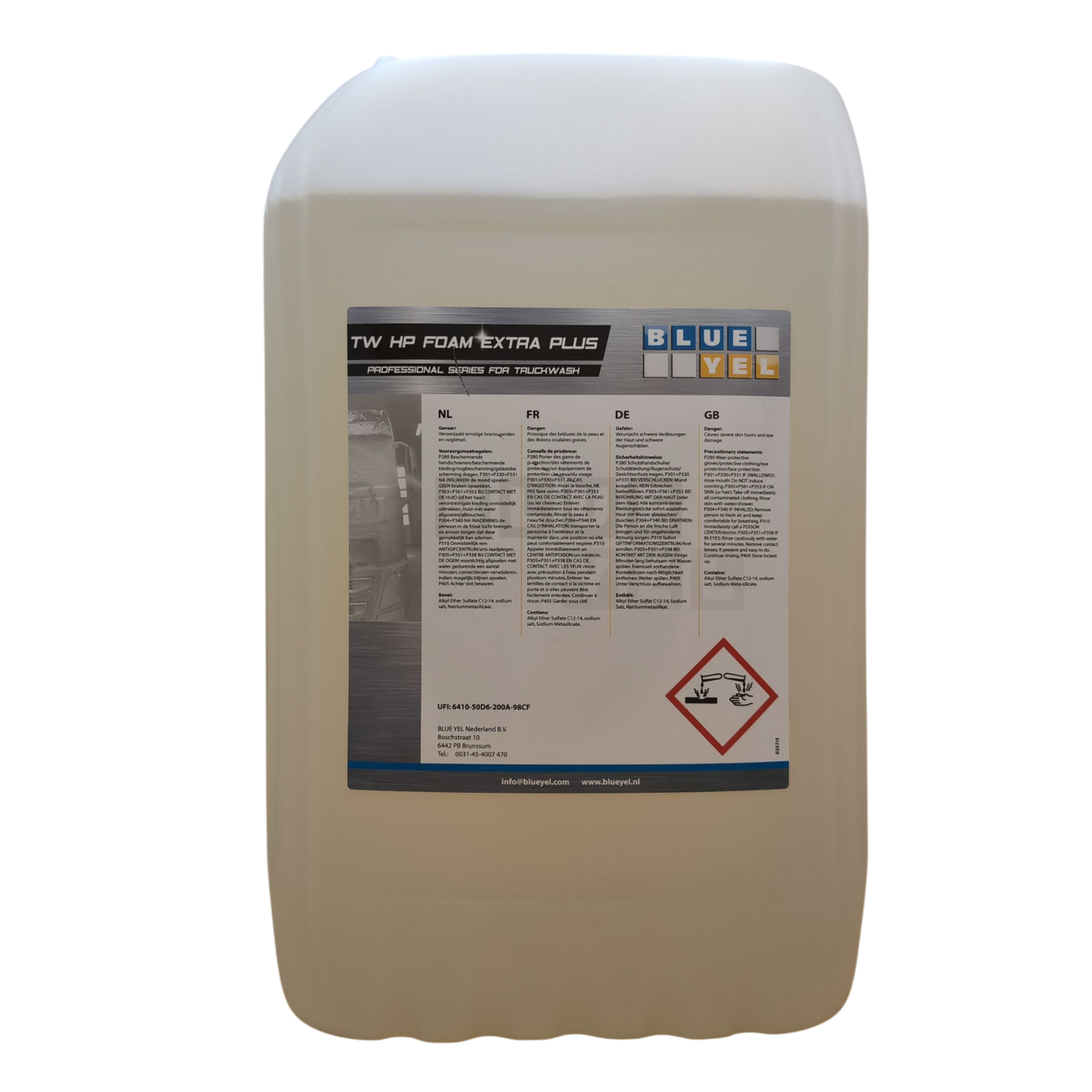 Blue Yel Truckwash HP Mousse Extra Plus 25 L