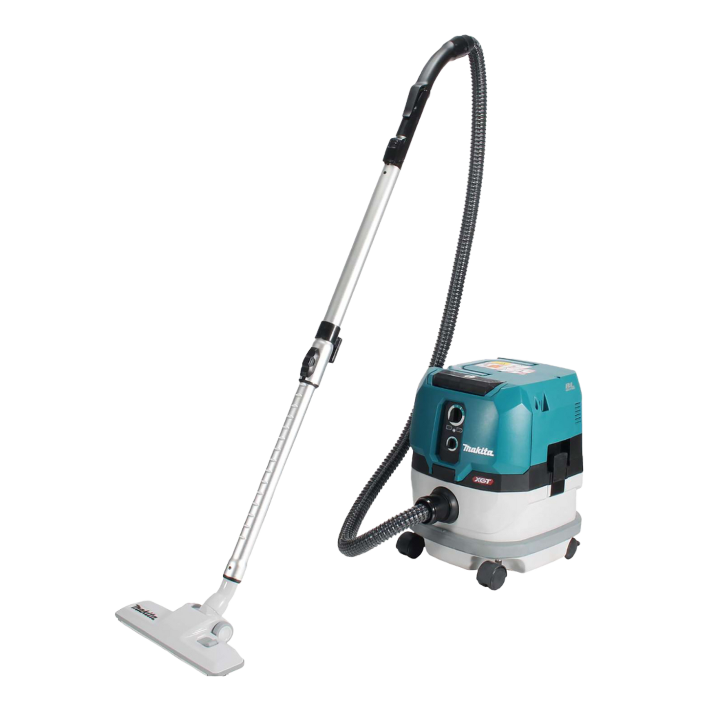 Makita VC001GLZ cordless wet and dry vacuum cleaner with 8L capacity, powerful suction and Dust Class L certification.