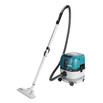 Makita VC001GLZ cordless wet and dry vacuum cleaner with 8L capacity, powerful suction and Dust Class L certification.