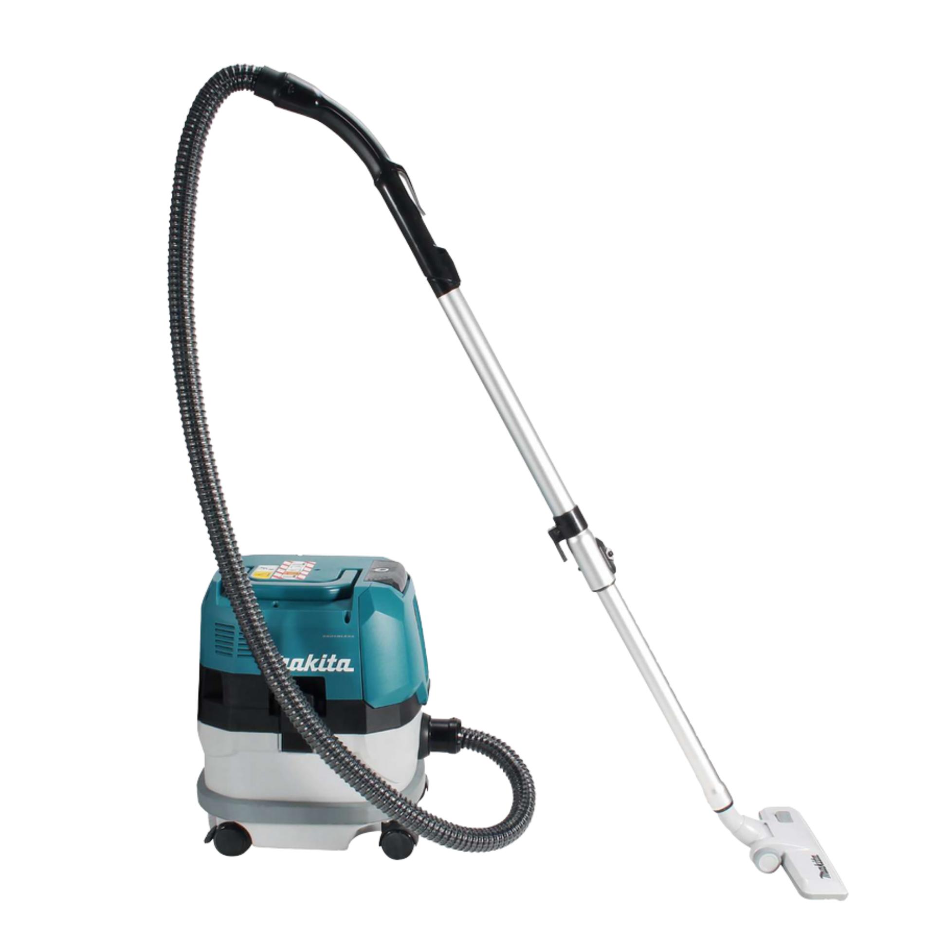 Makita VC001GLZ cordless wet and dry vacuum cleaner with 8L capacity, powerful suction and Dust Class L certification.
