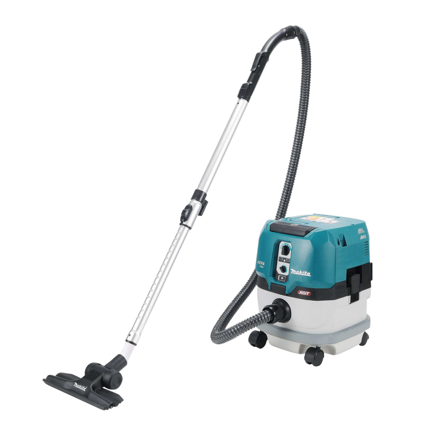 Makita vacuum cleaner on a white background