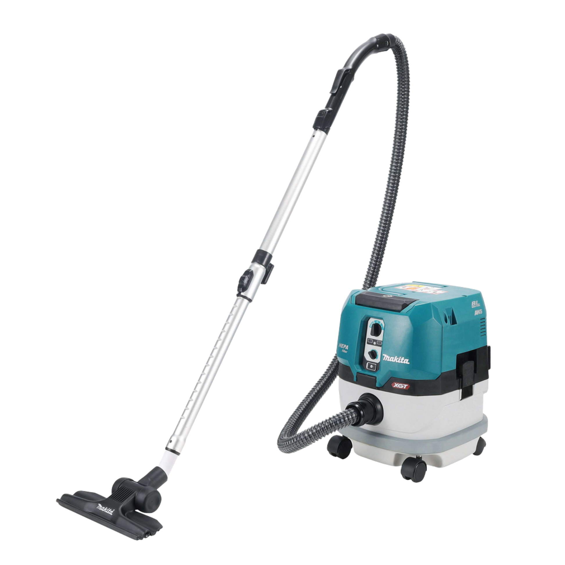 Makita vacuum cleaner on a white background