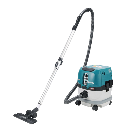 Makita vacuum cleaner on a white background