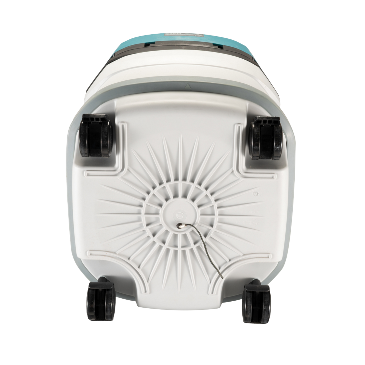 Makita VC004GLZ01 cordless 15L vacuum cleaner with HEPA filtration, AWS Bluetooth connectivity and L-Class certification.