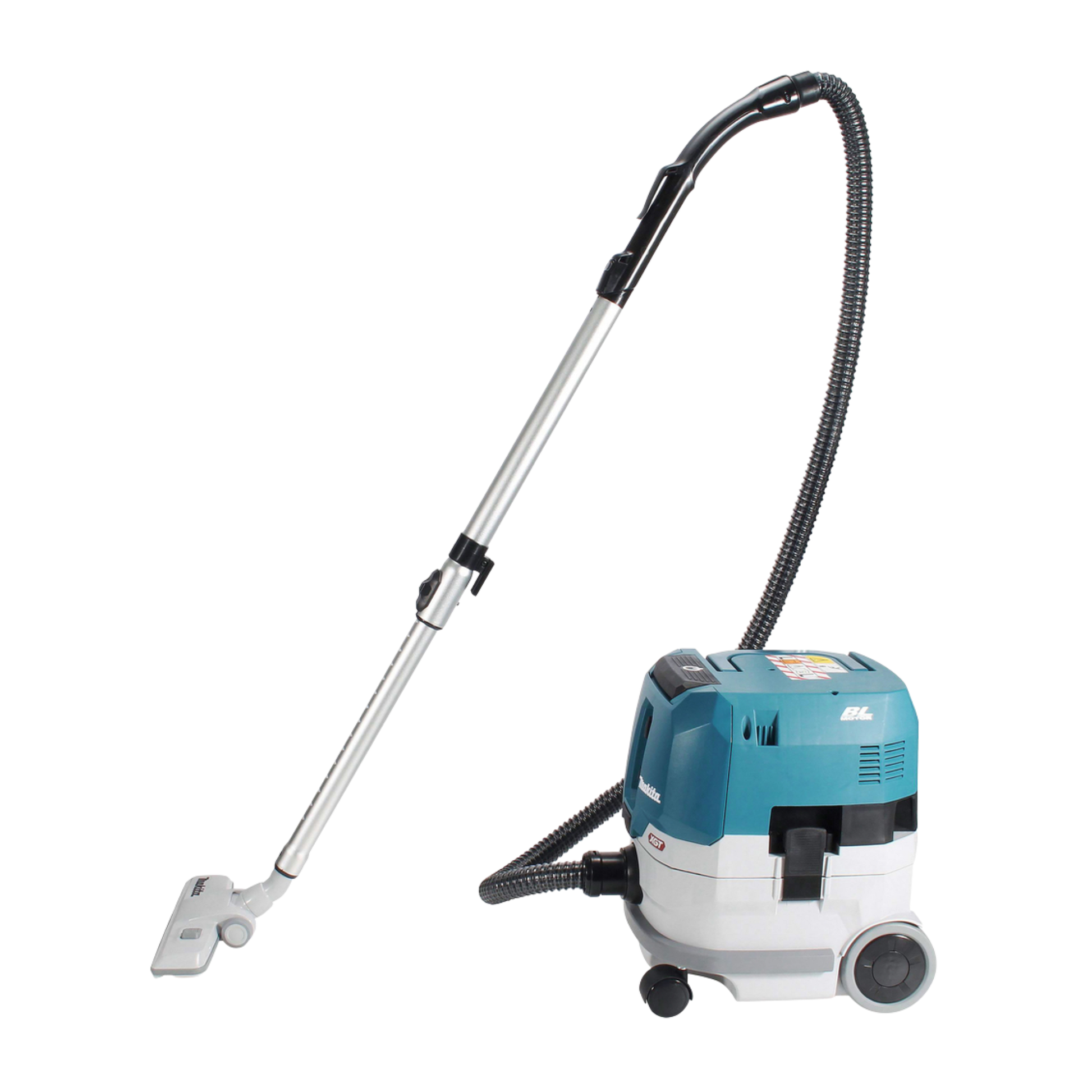 Makita VC005GLZ cordless L-Class vacuum cleaner with 8L capacity, powerful suction and compact professional design.