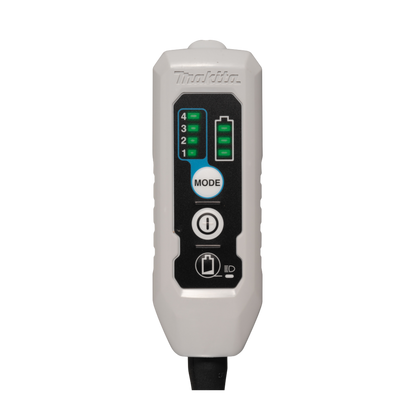 Makita VC008GZ09 cordless backpack vacuum cleaner with HEPA filter, LED work light and ergonomic harness system.